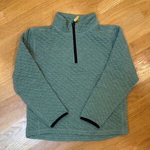 Crewcuts quarter zip quilted sweatshirt